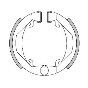 Mâchoires de frein POLINI For Race 80x18 avec ressorts