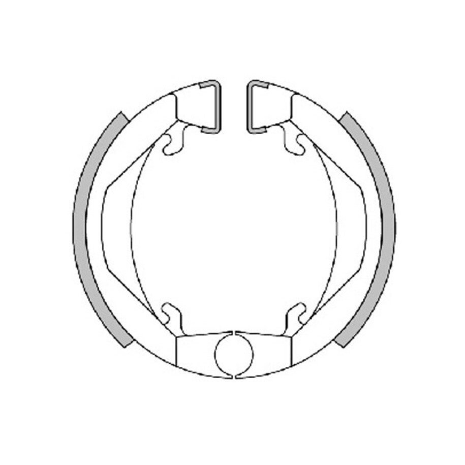 Mâchoires de frein POLINI For Race 80x18 avec ressorts
