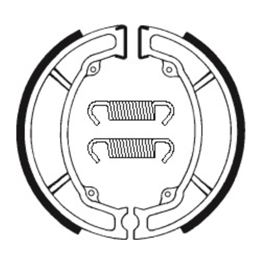 Mâchoires de frein TECNIUM Off-Road/Quad organique - BA104