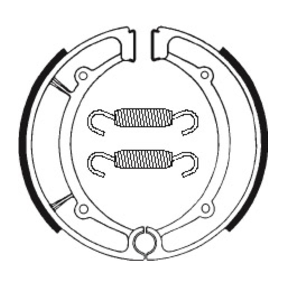 Mâchoires de frein TECNIUM Scooter/Street/Quad organique - BA066