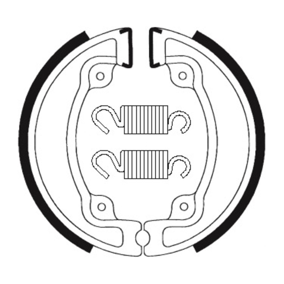 Mâchoires de frein TECNIUM Scooter organique - BA203