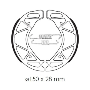 Mâchoires de frein TECNIUM Scooter organique - BA209