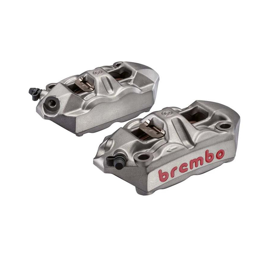 Paire étriers BREMBO UPGRADE M4 monobloc - 108mm/P4 34 (avec plaquettes)