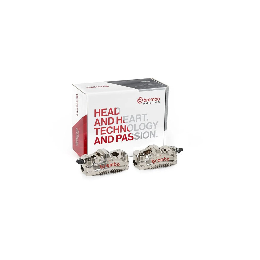 Paire d'étrier de frein avant radial BREMBO UPGRADE GP4-MS 4 pistons Ø30mm