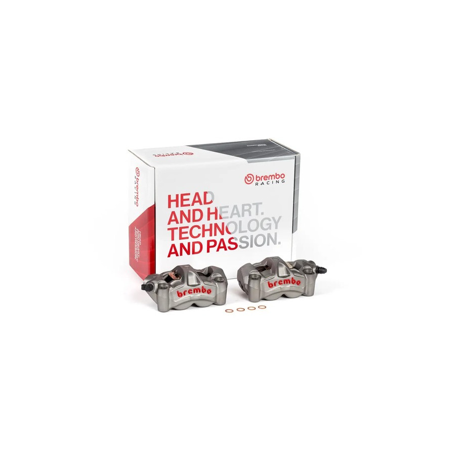 Paire d'étrier de frein avant radial BREMBO UPGRADE M50 4 pistons Ø30mm