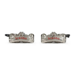 Paire d'étrier de frein avant axial BREMBO UPGRADE GP4-MS 4 pistons Ø30mm