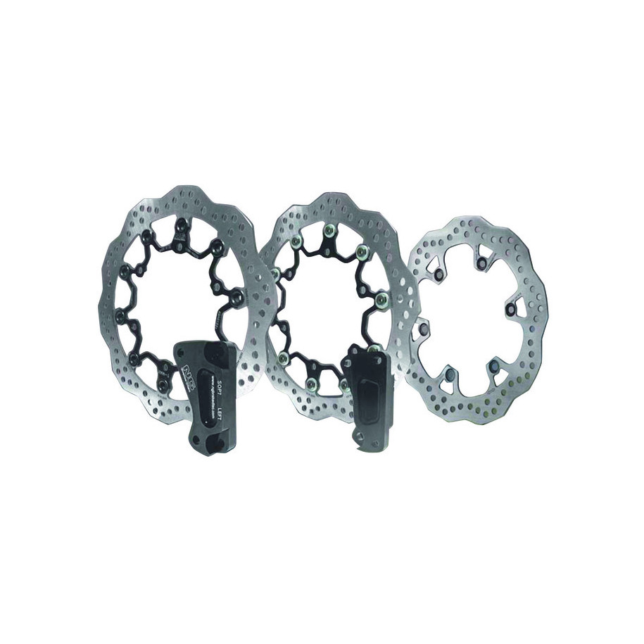 Kit disque de frein Oversize NG BRAKES pétale flottant