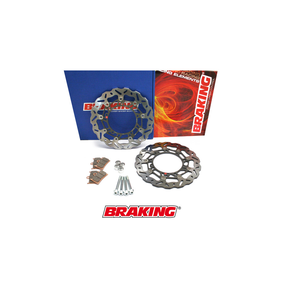 Kit Disque de frein Oversize BRAKING Wave flottant - 300 OKWK10