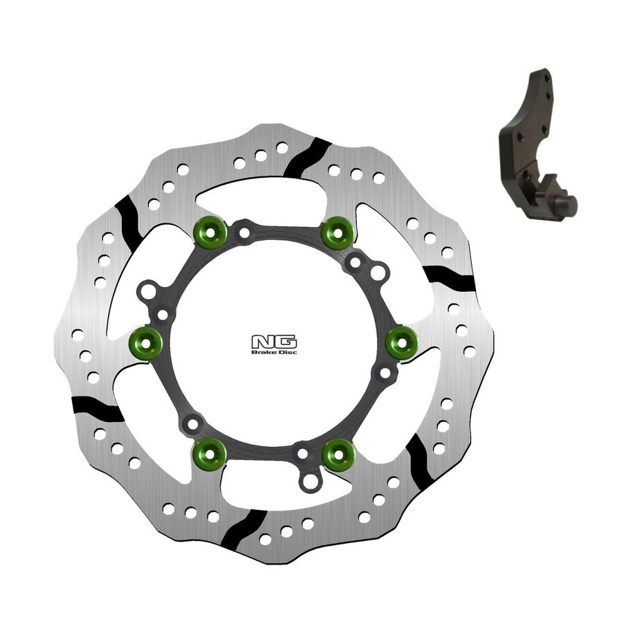 Kit disque de frein Oversize NG BRAKES pétale flottant