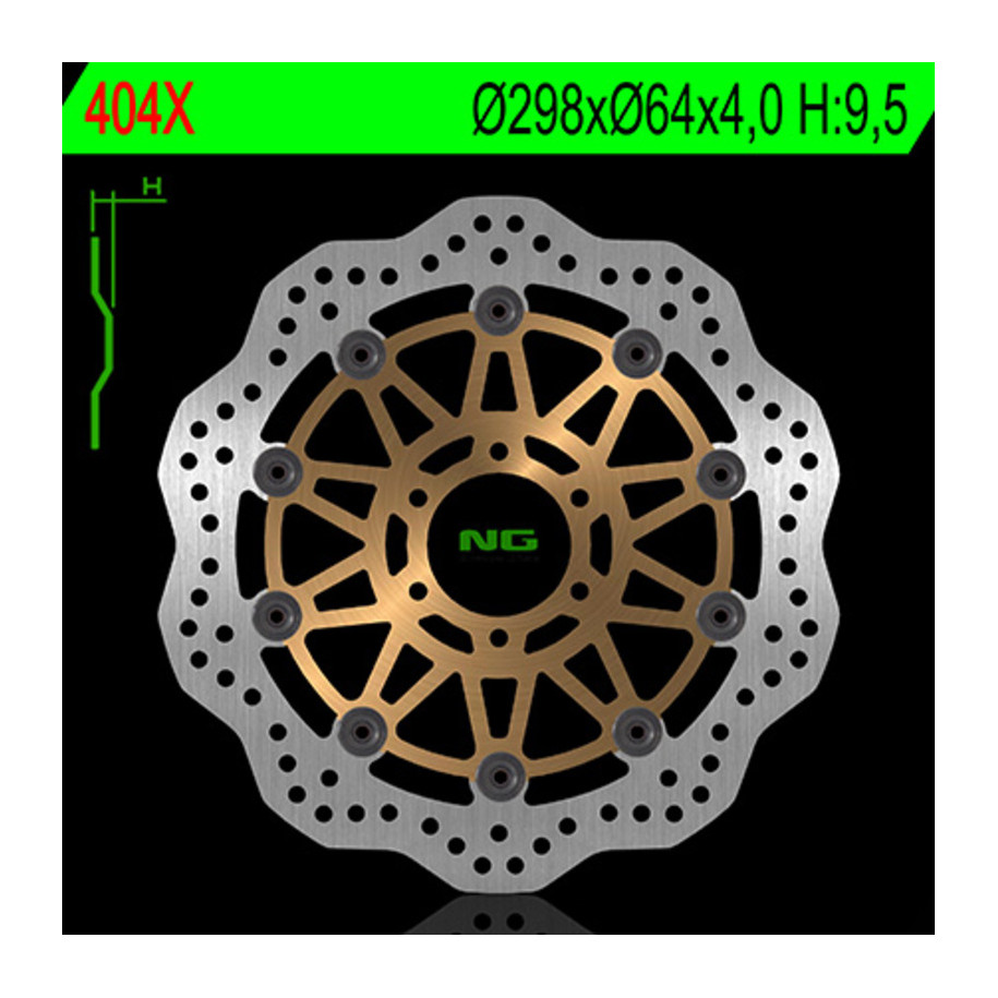 Disque de frein NG BRAKES pétale flottant