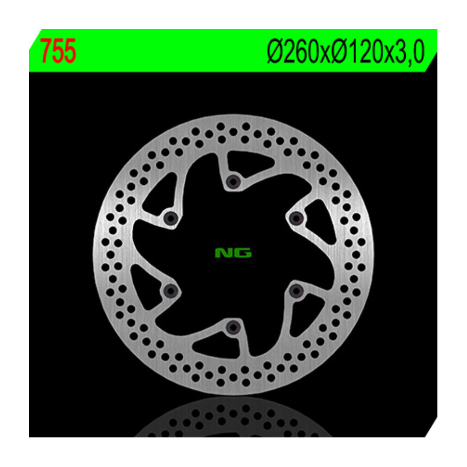 Disque de frein NG BRAKES rond fixe