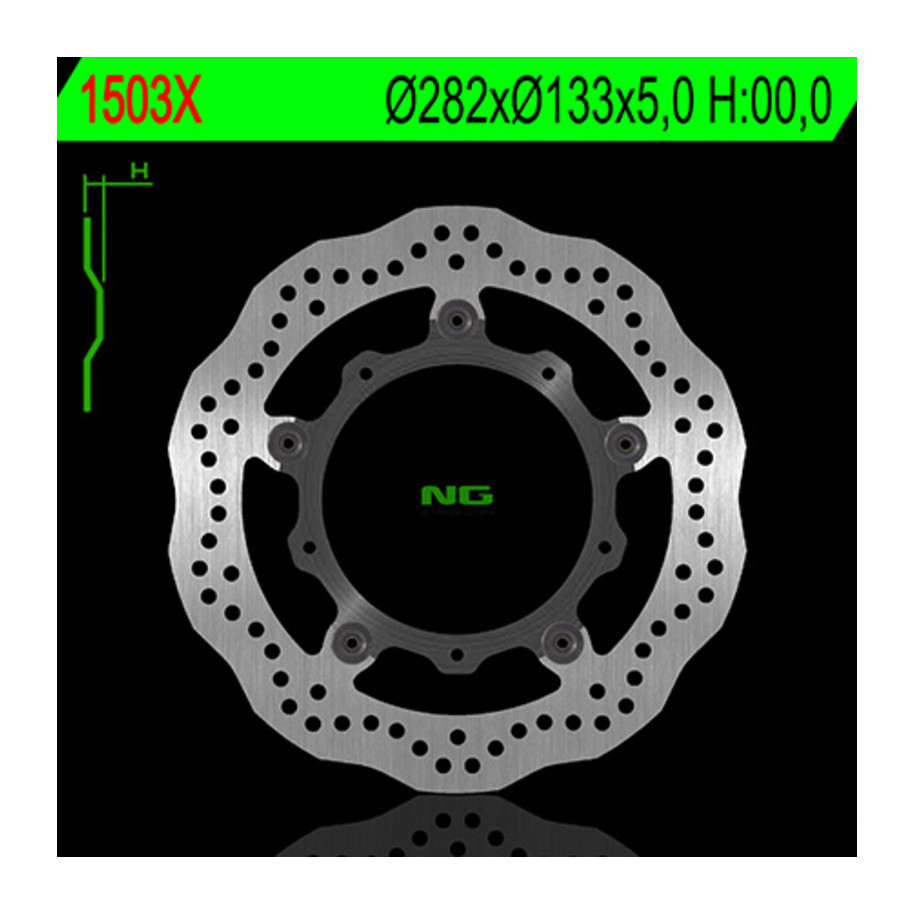 Disque de frein NG BRAKES pétale flottant