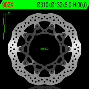 Disque de frein NG BRAKES pétale flottant