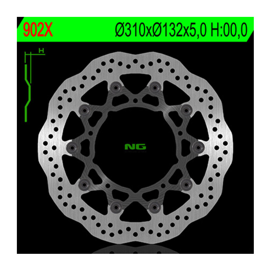 Disque de frein NG BRAKES pétale flottant