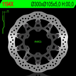 Disque de frein NG BRAKES pétale flottant