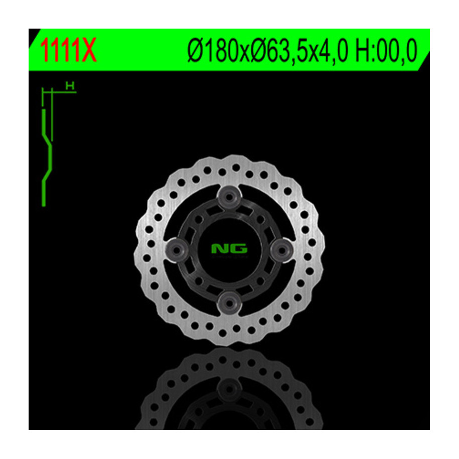 Disque de frein NG BRAKES pétale flottant