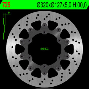 Disque de frein NG BRAKES rond flottant