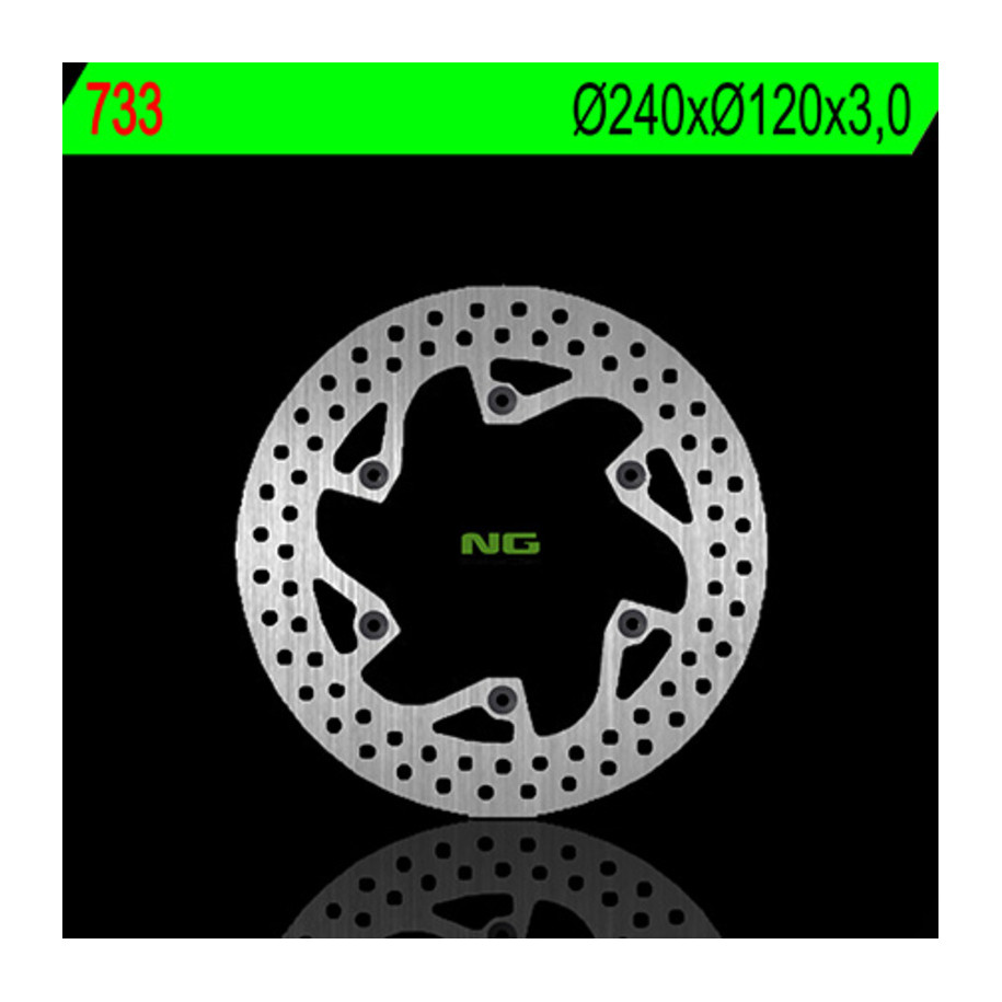 Disque de frein NG BRAKES rond fixe