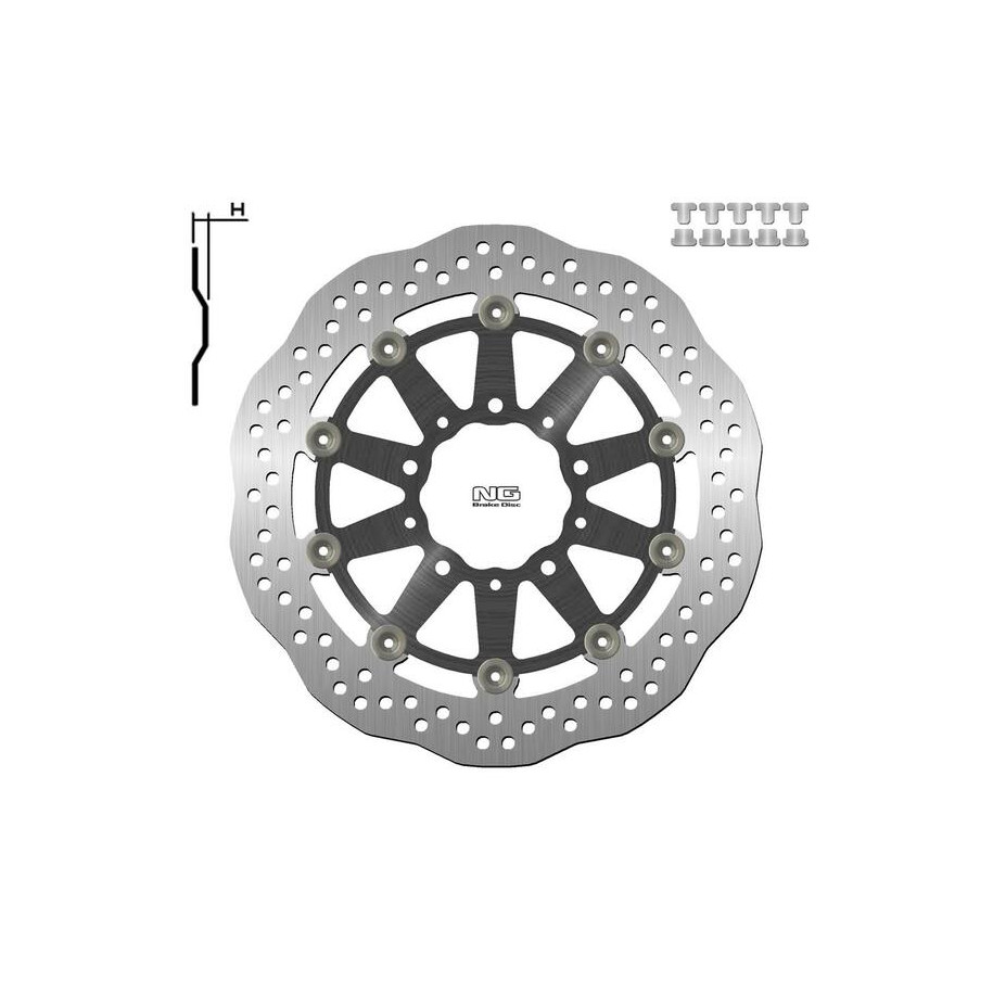 Disque de frein NG BRAKES pétale flottant