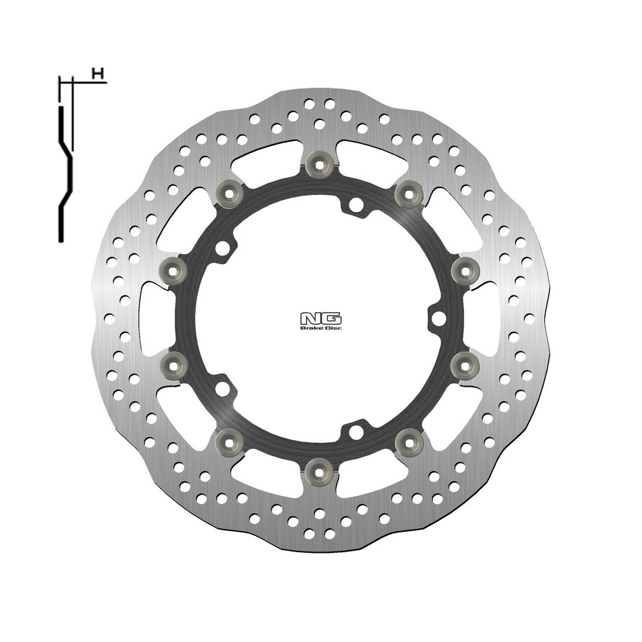 Disque de frein NG BRAKES pétale flottant