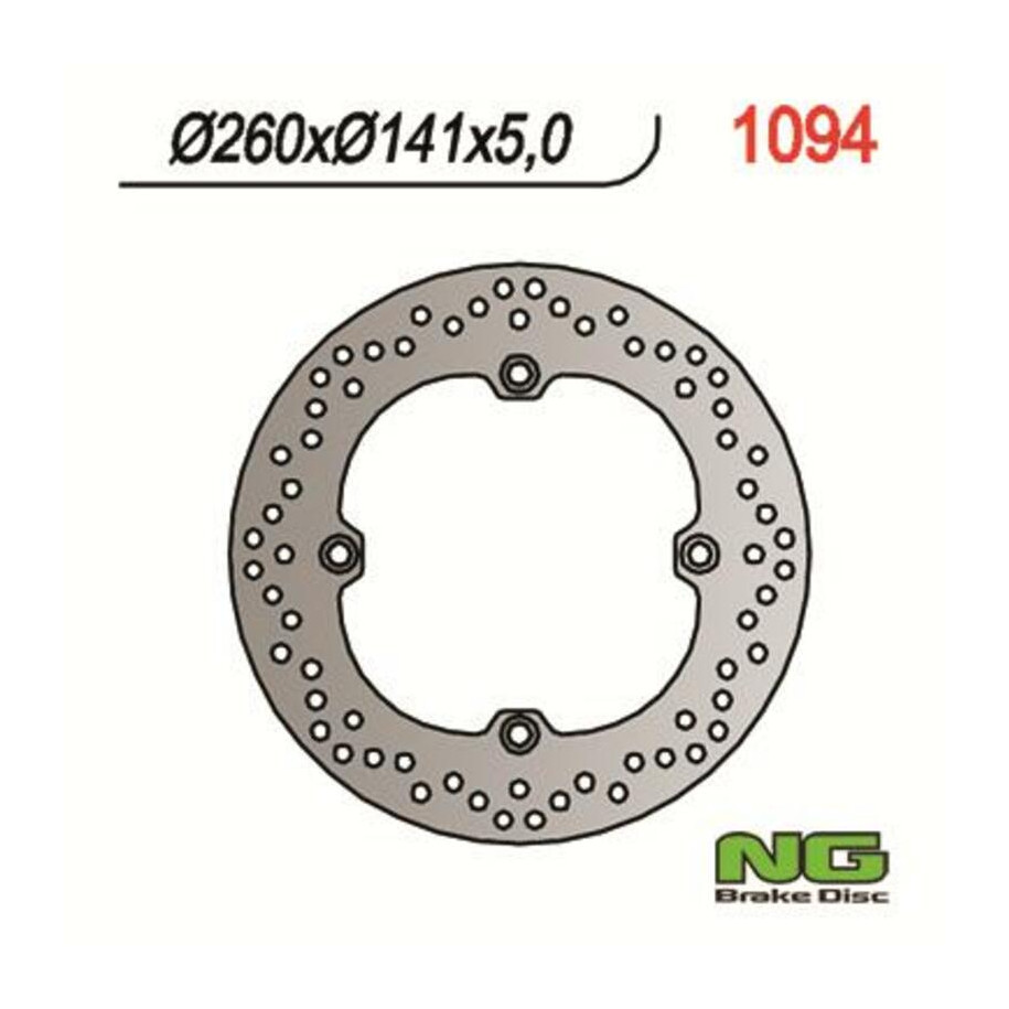 Disque de frein NG BRAKES rond fixe