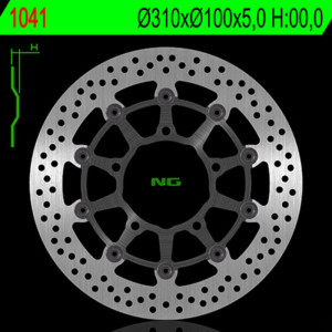 Disque de frein NG BRAKES rond flottant