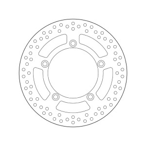 Disque de frein BREMBO Serie Oro rond fixe