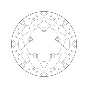 Disque de frein BREMBO Serie Oro rond fixe