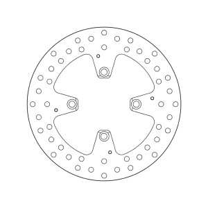 Disque de frein BREMBO Serie Oro rond fixe