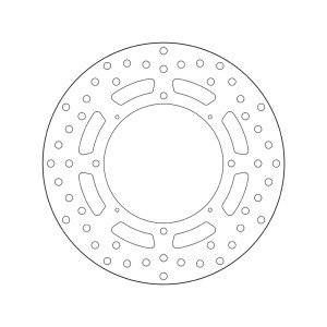 Disque de frein BREMBO Serie Oro rond fixe