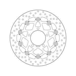 Disque de frein BREMBO Serie Oro rond flottant