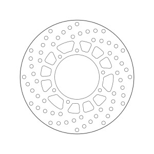 Disque de frein BREMBO Serie Oro rond fixe
