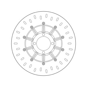 Disque de frein BREMBO Serie Oro rond fixe