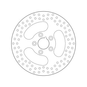 Disque de frein BREMBO Serie Oro rond fixe