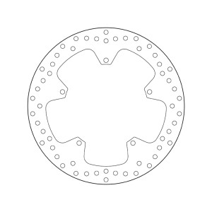 Disque de frein BREMBO Serie Oro rond fixe