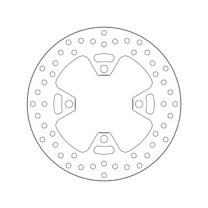 Disque de frein BREMBO Serie Oro rond fixe