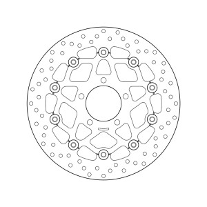 Disque de frein BREMBO Serie Oro rond flottant