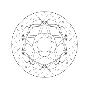 Disque de frein BREMBO Serie Oro rond flottant