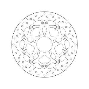 Disque de frein BREMBO Serie Oro rond flottant
