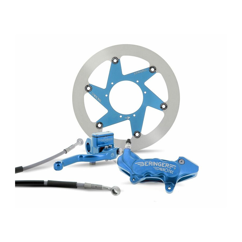 Kit freinage complet BERINGER Top Race roue 16'' étrier Aerotec® radial 4 pistons - bleu