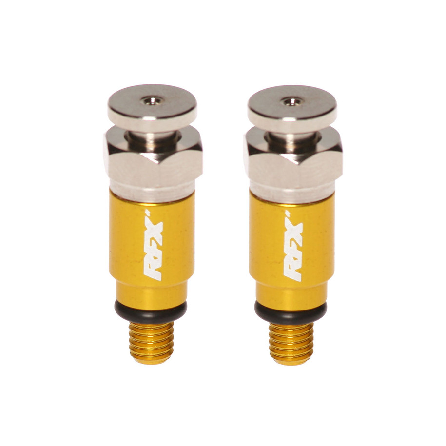 Purgeurs de fourche RFX Pro M5x0,8 (Jaune) Kayaba/Showa