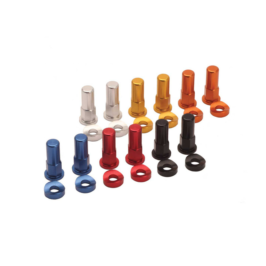 Écrous et rondelles de blocage de jante RFX Pro (Noir) 2pcs