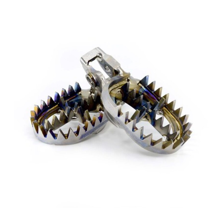 Repose-pieds MX PRO-PEGS en titane - Kawasaki KX250F / KX450F