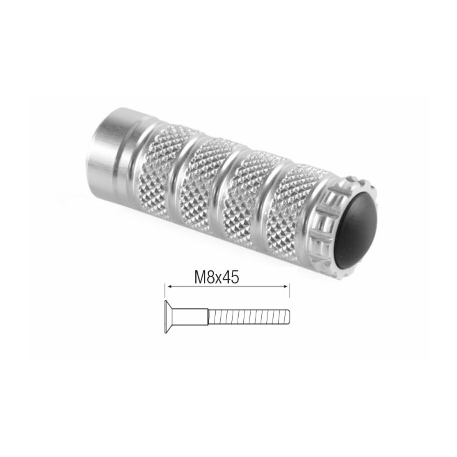 Repose-pieds LIGHTECH M8x45 argent