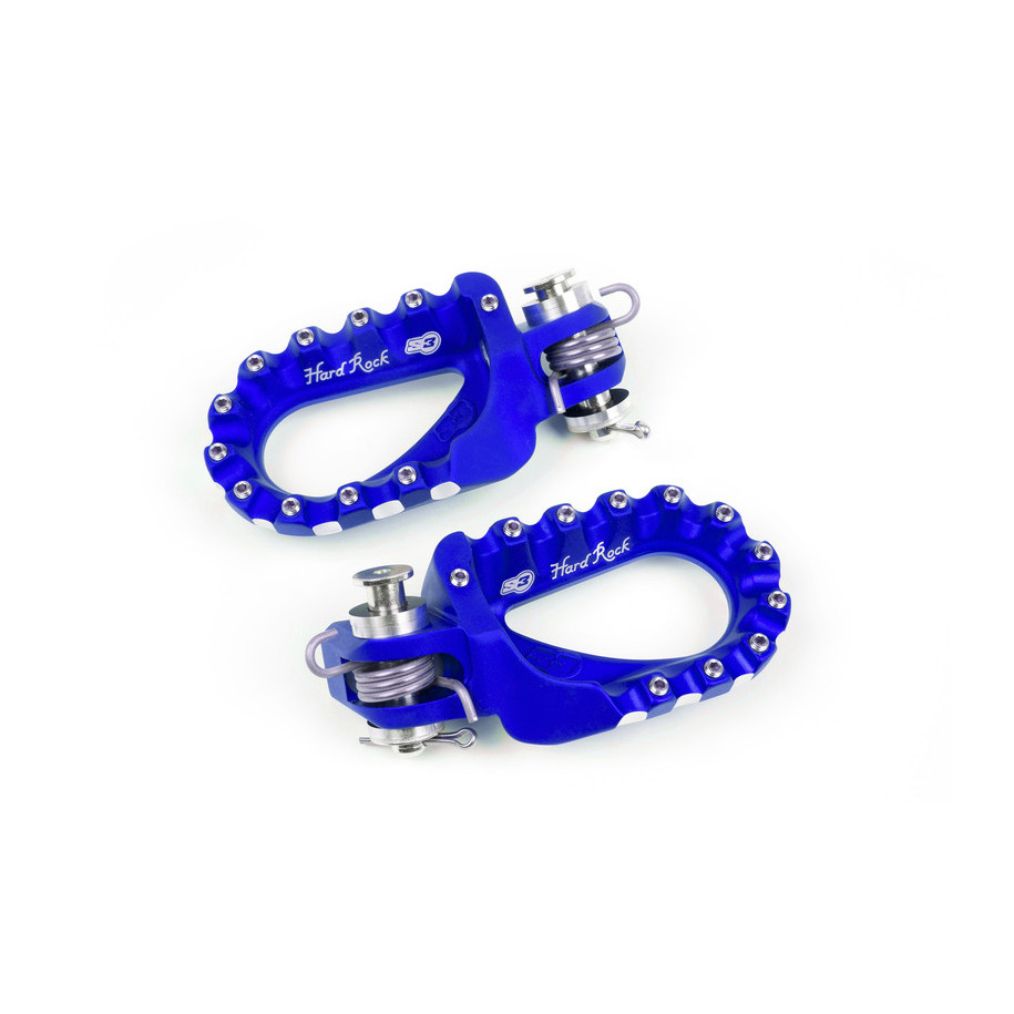Repose-pieds S3 Hard Rock Enduro aluminium blue