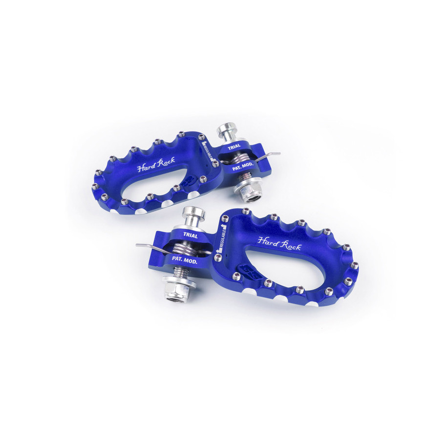 Repose-pieds S3 Hard Rock aluminium bleu