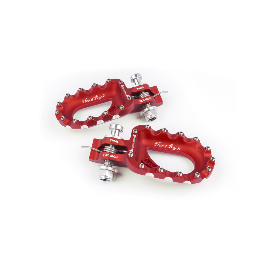 Repose-pieds S3 Hard Rock aluminium rouge