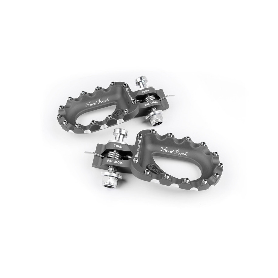 Repose-pieds S3 Hard Rock aluminium titane