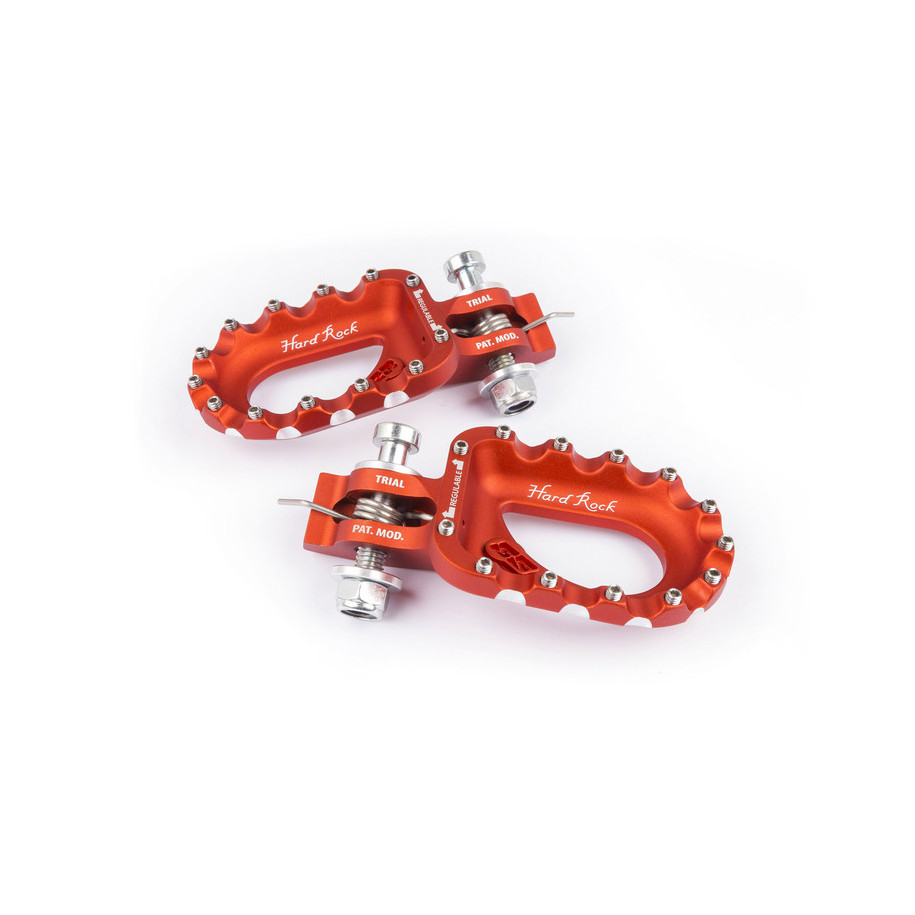 Repose-pieds S3 Hard Rock aluminium orange