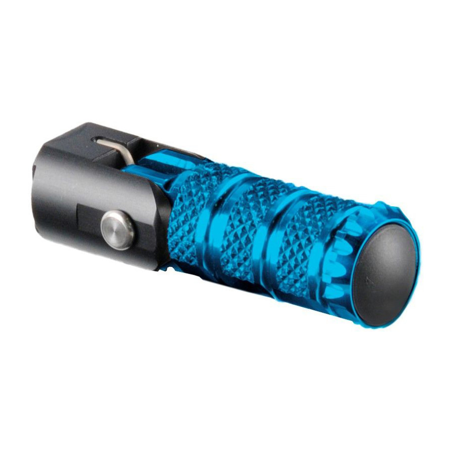 Repose-pieds repliable LIGHTECH M8x20 bleu